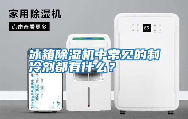 冰箱除湿机中常见的制冷剂都有什么？