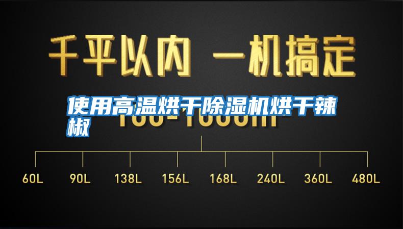 使用高温烘干除湿机烘干辣椒