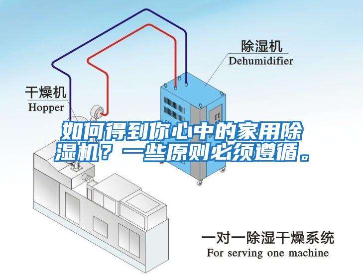 如何得到你心中的家用除湿机？一些原则必须遵循。