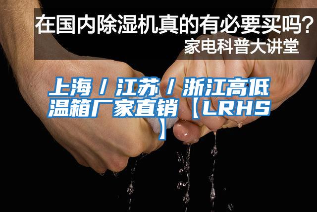 上海／江苏／浙江高低温箱厂家直销【LRHS】