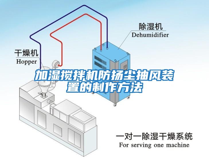 加湿搅拌机防扬尘抽风装置的制作方法