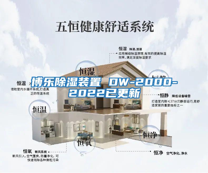 博乐除湿装置 DW-2000-2022已更新