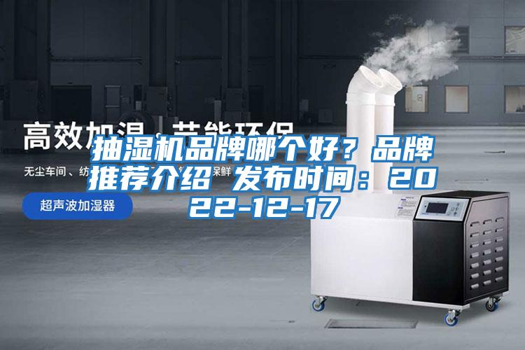 抽湿机品牌哪个好？品牌推荐介绍 发布时间：2022-12-17