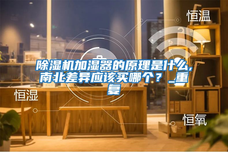 除湿机加湿器的原理是什么,南北差异应该买哪个？_重复