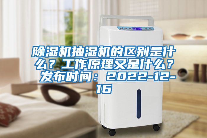 除湿机抽湿机的区别是什么？工作原理又是什么？ 发布时间：2022-12-16