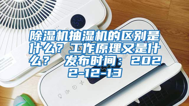 除湿机抽湿机的区别是什么？工作原理又是什么？ 发布时间：2022-12-13